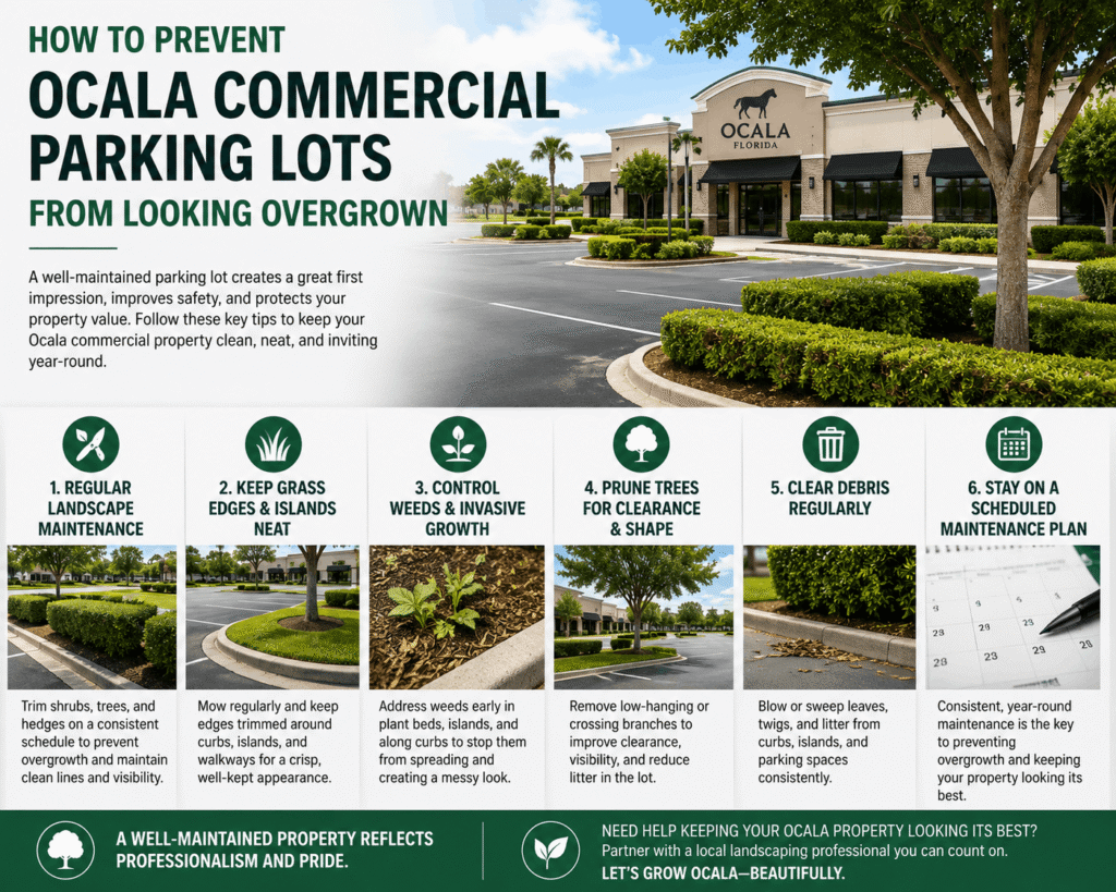 How to Prevent Ocala Commercial Parking Lots from Looking Overgrown