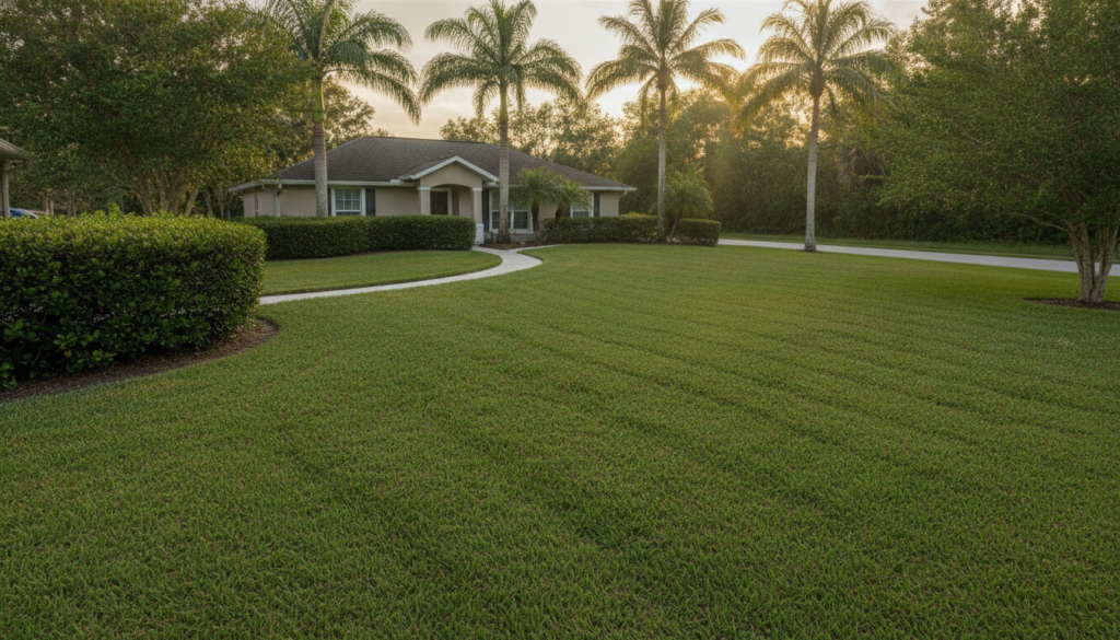 Ocala's Trusted Lawn Care Services for Healthier Yards in 2026 2 before and after yard transformation from a lawn care company in Marion County